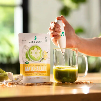 Organic Cafe Style Sweetened Matcha Latte Mix - Vanilla