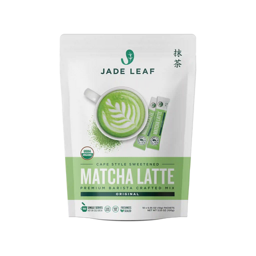 Organic Cafe Style Sweetened Matcha Latte Mix - Original - Stick Packs