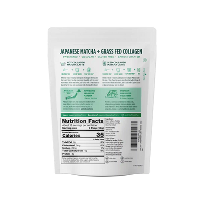 Collagen Matcha Latte Mix - Sweetened (Sugar Free)