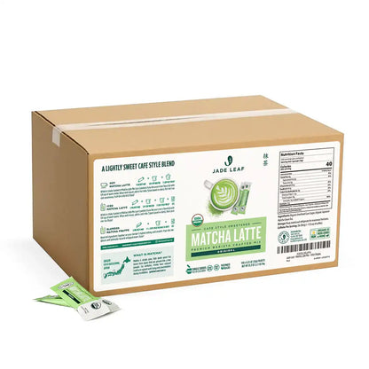 Organic Cafe Style Sweetened Matcha Latte Mix - Original - Stick Packs
