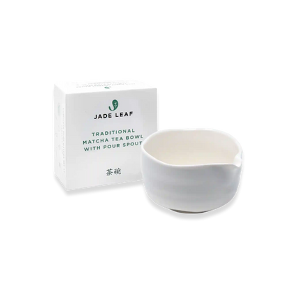 Traditional Matcha Tea Bowl with Pour Spout