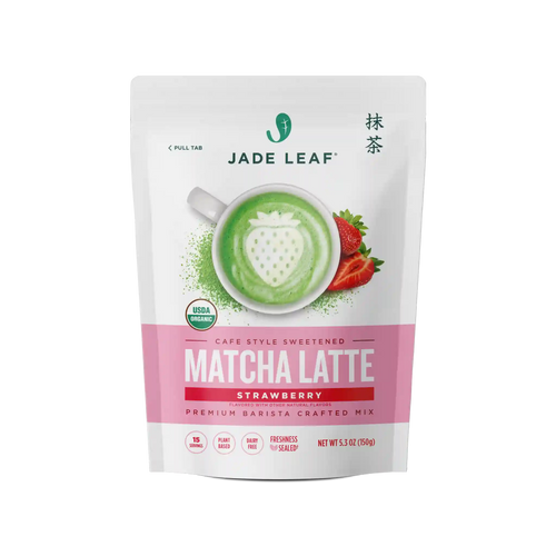 Organic Cafe Style Sweetened Matcha Latte Mix - Strawberry