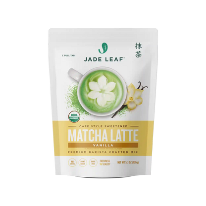 Organic Cafe Style Sweetened Matcha Latte Mix - Vanilla