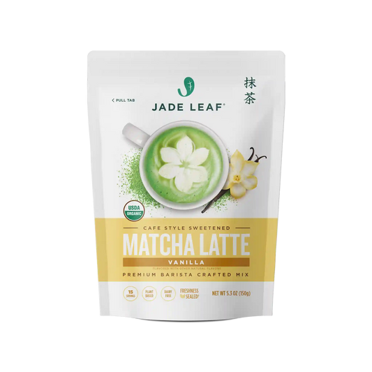 Organic Cafe Style Sweetened Matcha Latte Mix - Vanilla