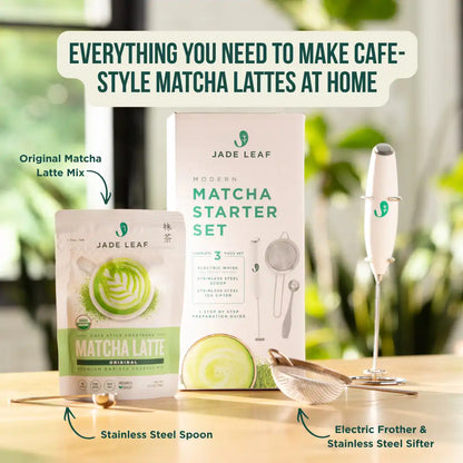 Cafe Style Matcha Latte Mix Starter Bundle